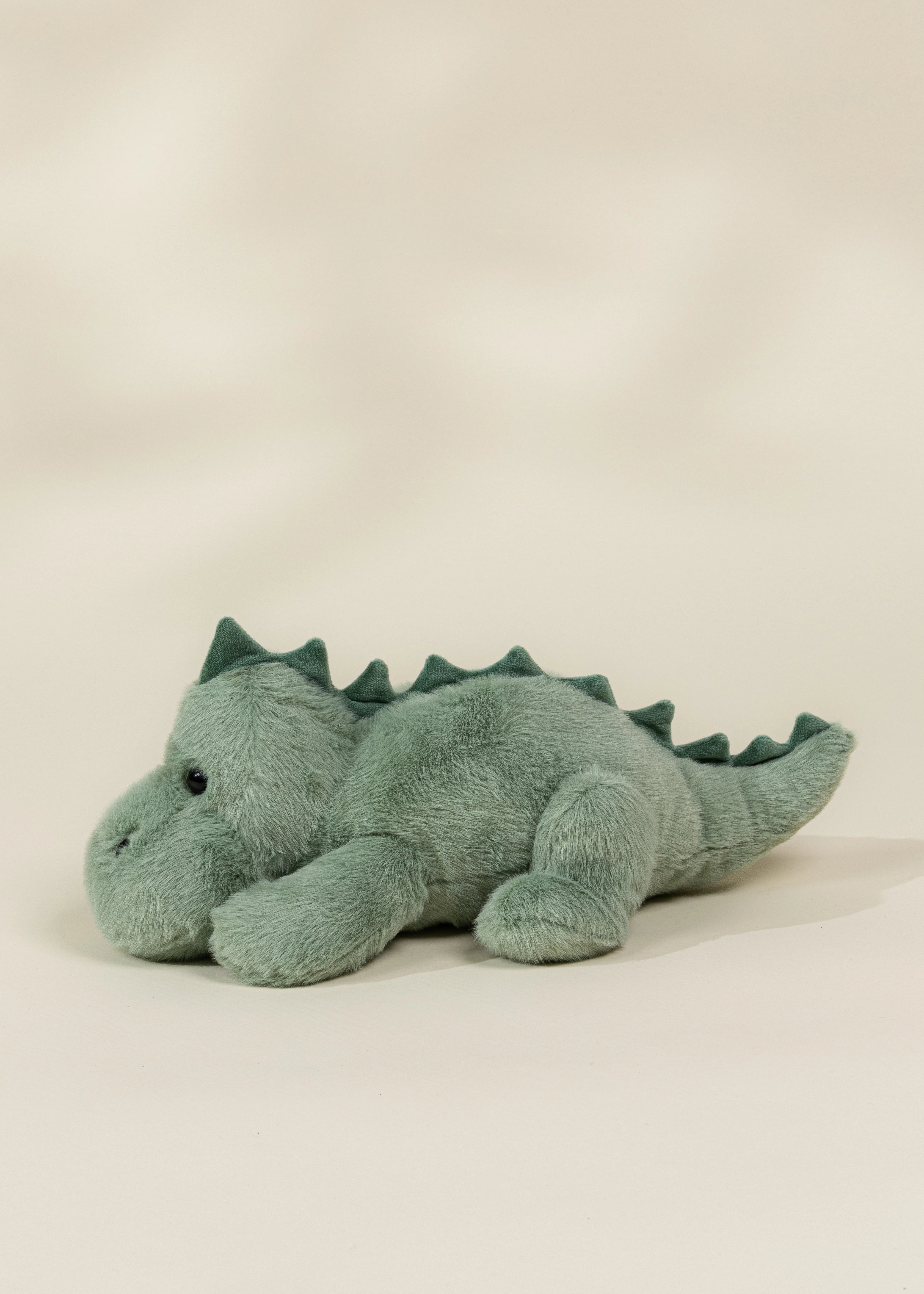 Image of Dino Plush Toy - Light Green Stegosaurus