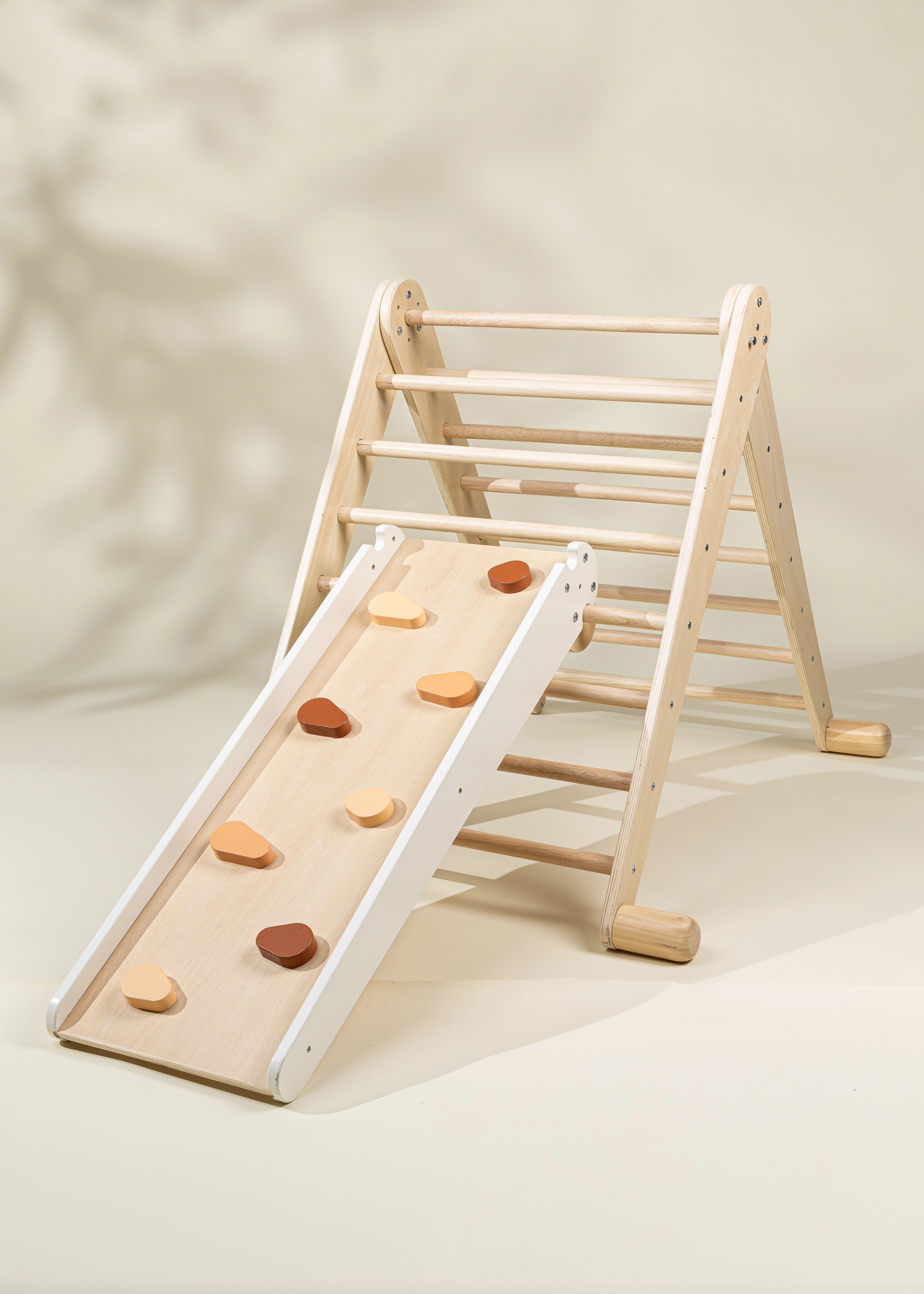 Image of Planche à grimper & glissade Montessori 2-en-1
