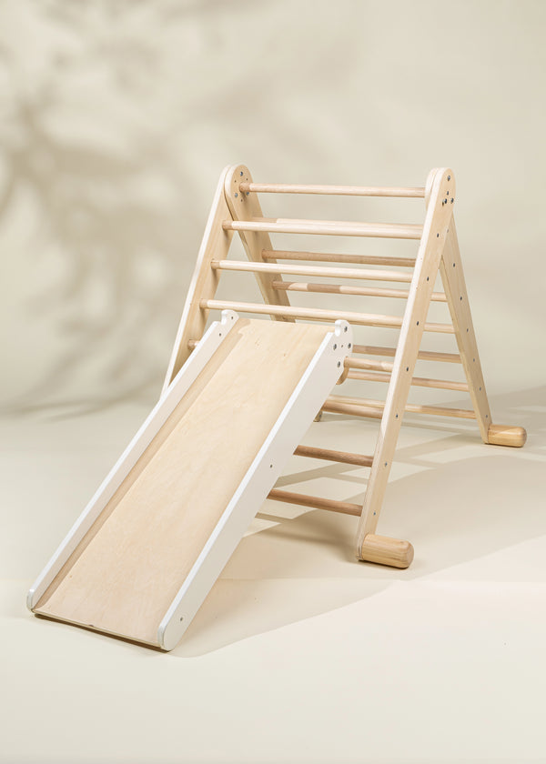 Montessori 2-in-1 Grip Climber Board & Slide