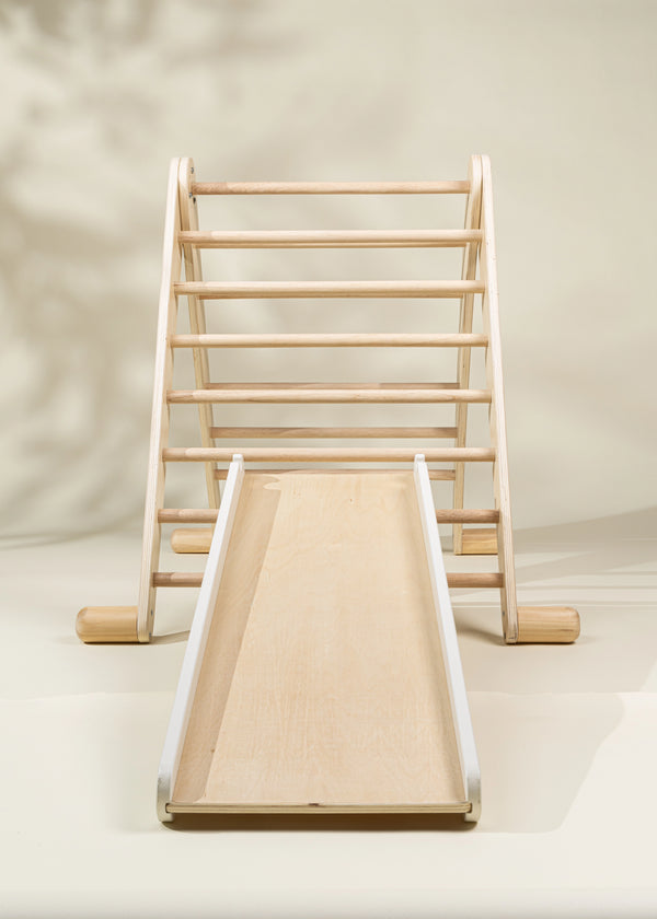 Montessori 2-in-1 Grip Climber Board & Slide