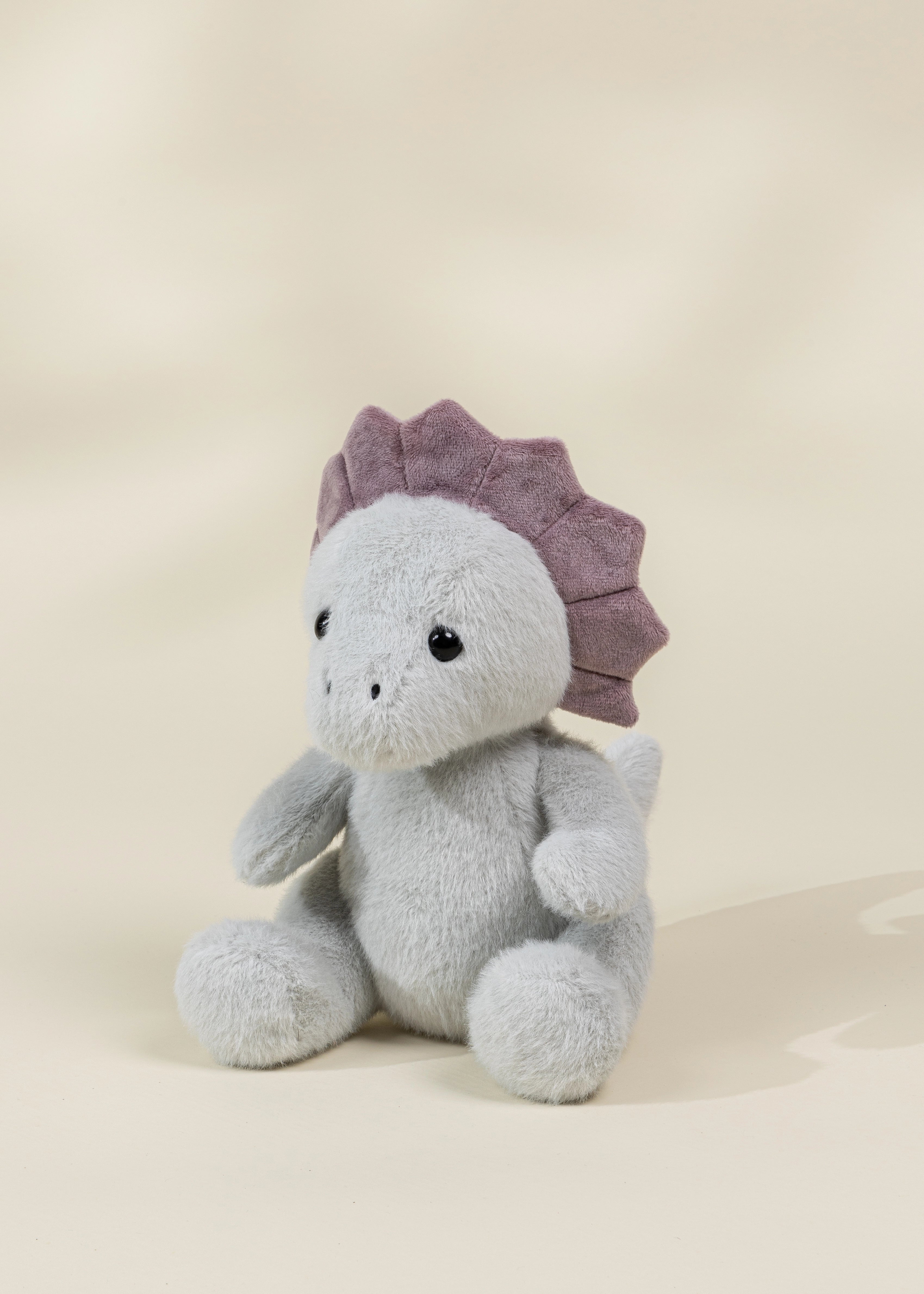 Image of Peluche Dino - Tricératops gris