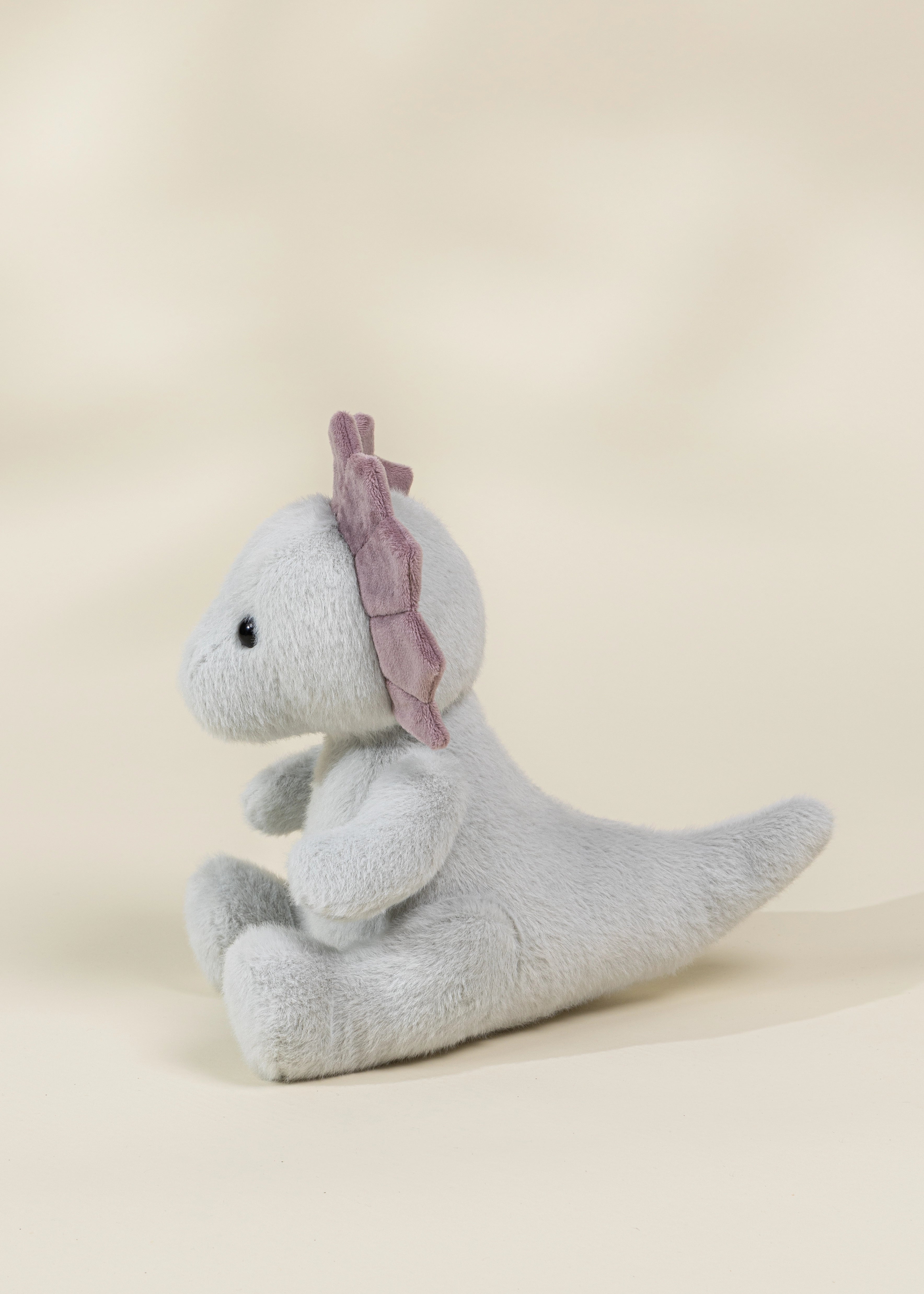 Image of Peluche Dino - Tricératops gris