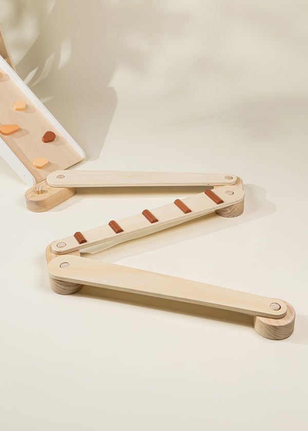 Ensemble de poutres d'équilibre en bois - Rayures