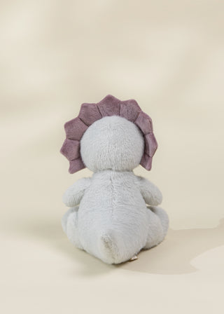 Dino Plush Toy - Grey Triceratop