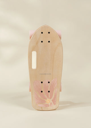 Kids’ Wooden Skateboard with Handle – Bloom