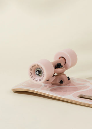 Kids’ Wooden Skateboard with Handle – Bloom
