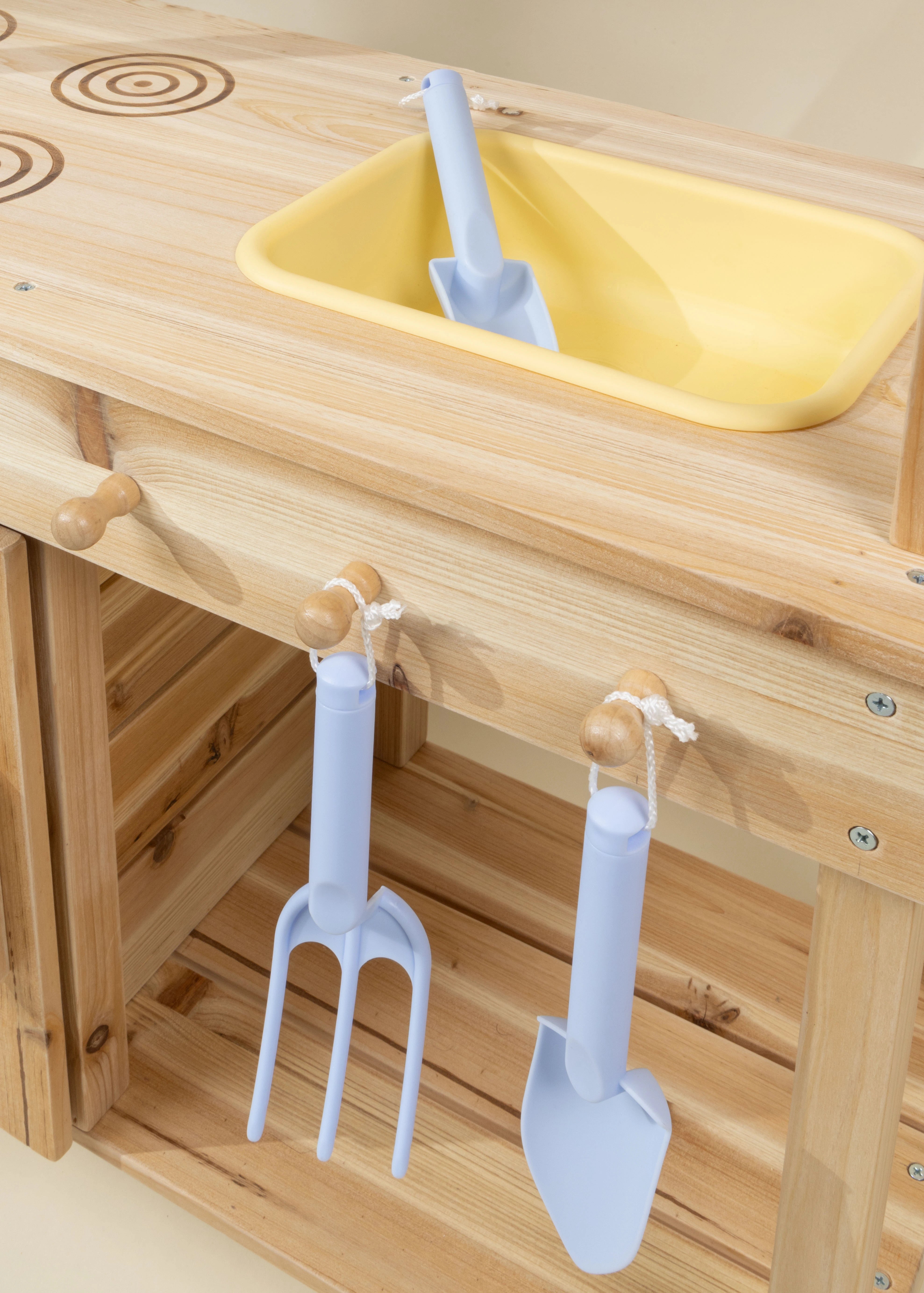 Image of Wooden Outdoor Play Kitchen