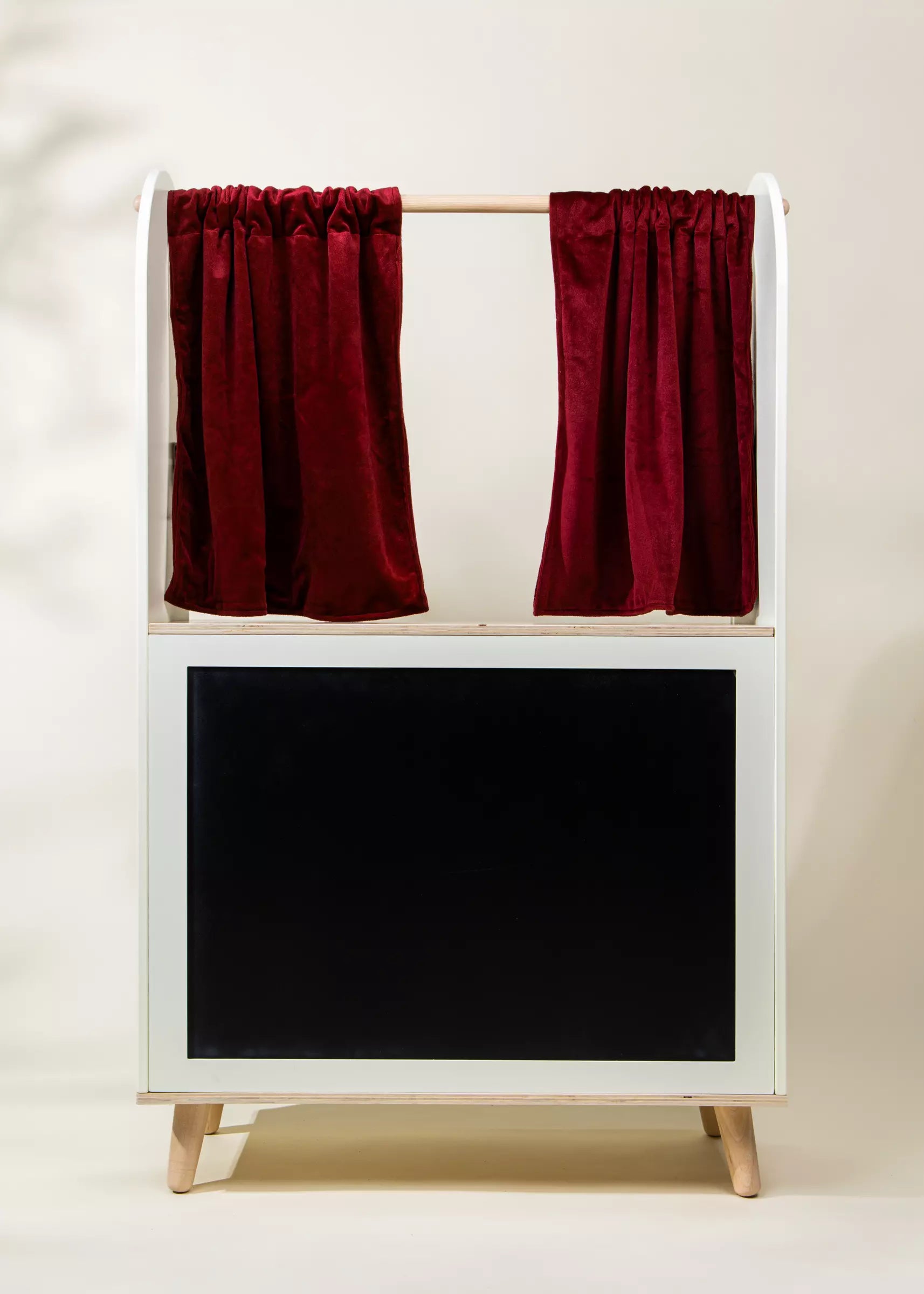 Image of Wooden Play Market & Theater Stand