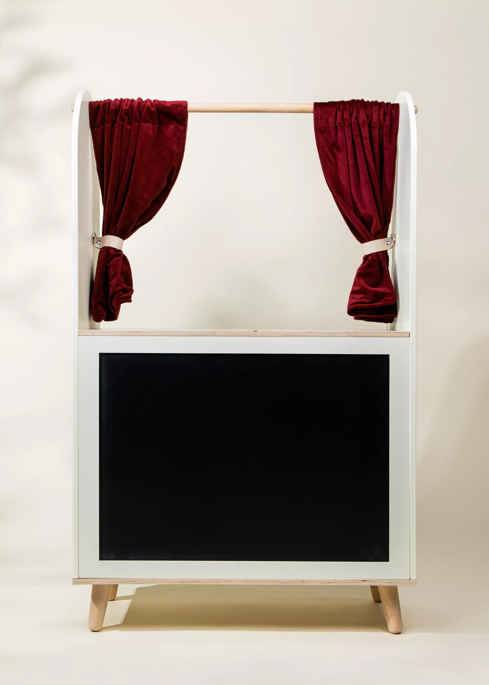 Image of Wooden Play Market & Theater Stand