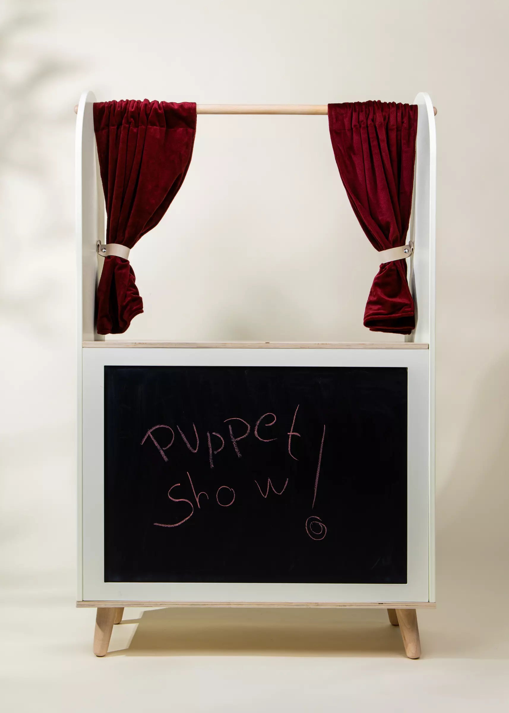 Image of Wooden Play Market & Theater Stand