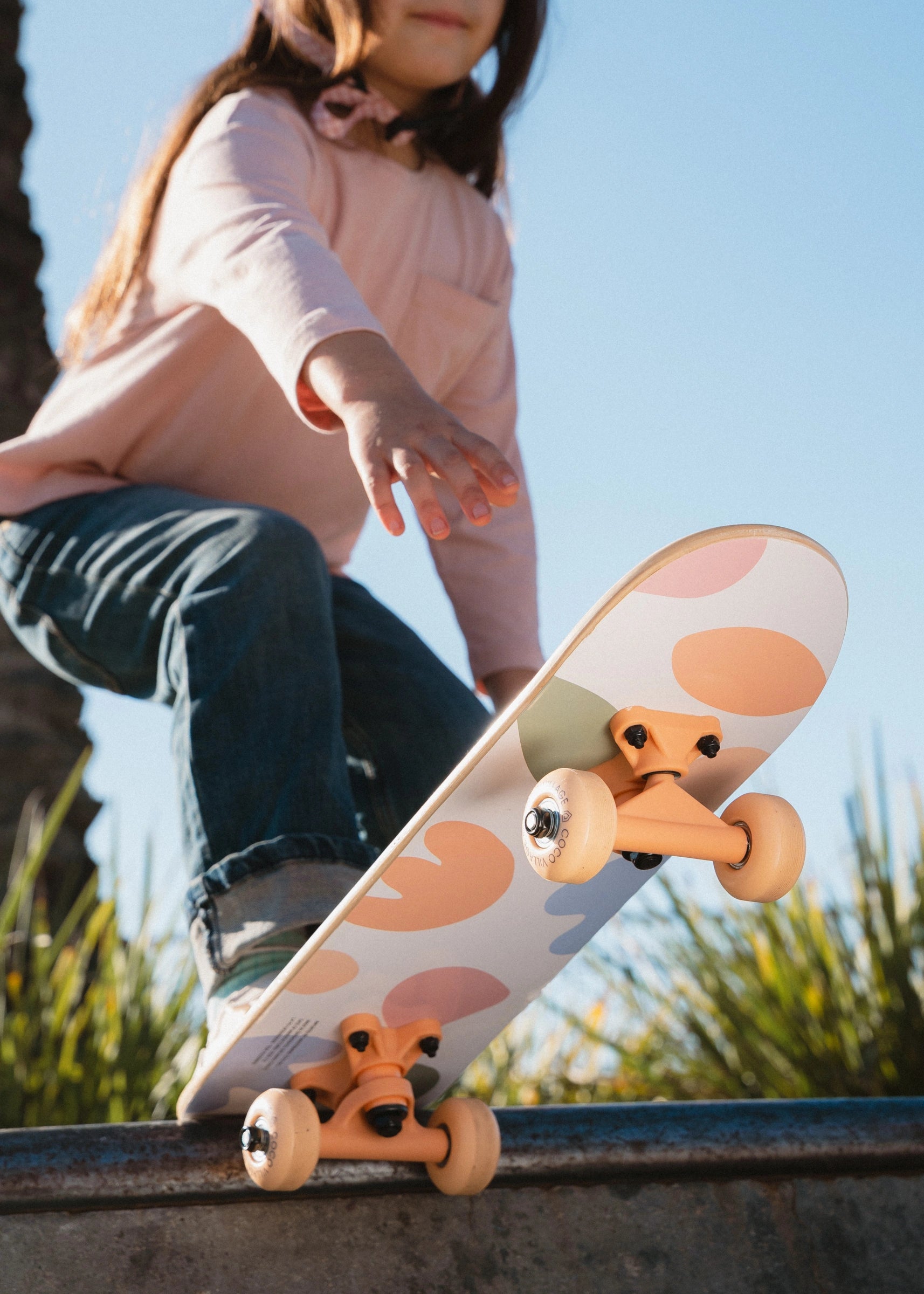 Kids’ Wooden Classic Skateboard – Groovy