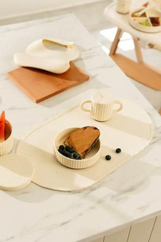 Tasse à collation en silicone avec poignées – Collection Pottery 