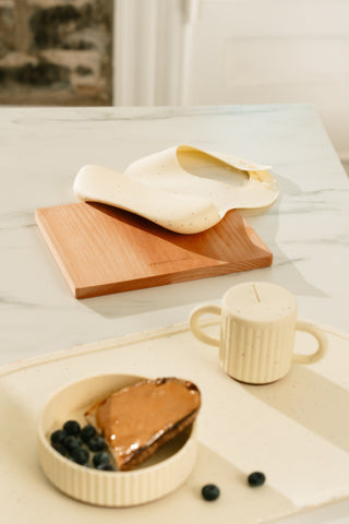 Tasse à collation en silicone avec poignées – Collection Pottery 
