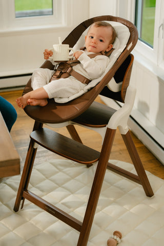 Evolving Coco Chair & Bouncer Bundle – Macramé & Walnut