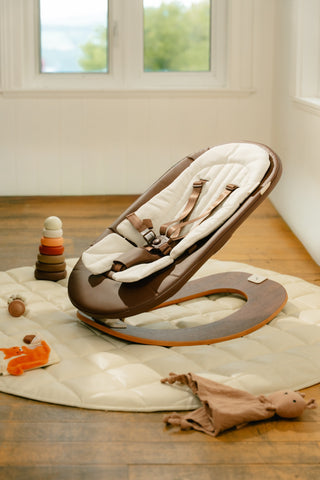 Evolving Coco Chair & Bouncer Bundle – Macramé & Walnut