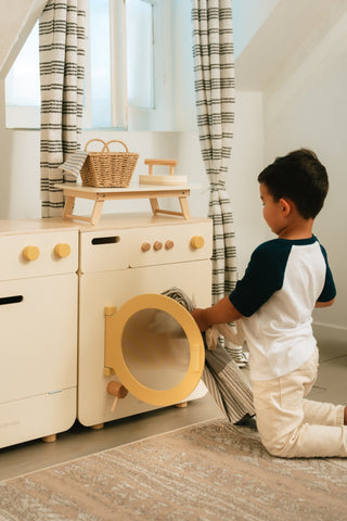 Machine à laver de jeu en bois – Collection Maison 