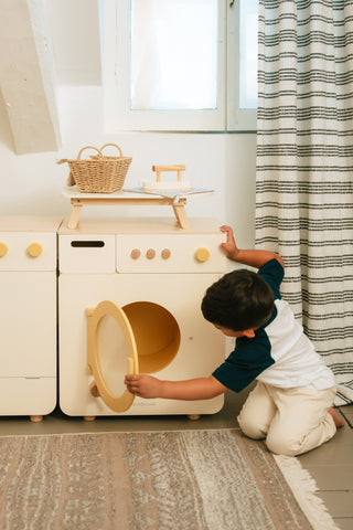 Machine à laver de jeu en bois – Collection Maison 