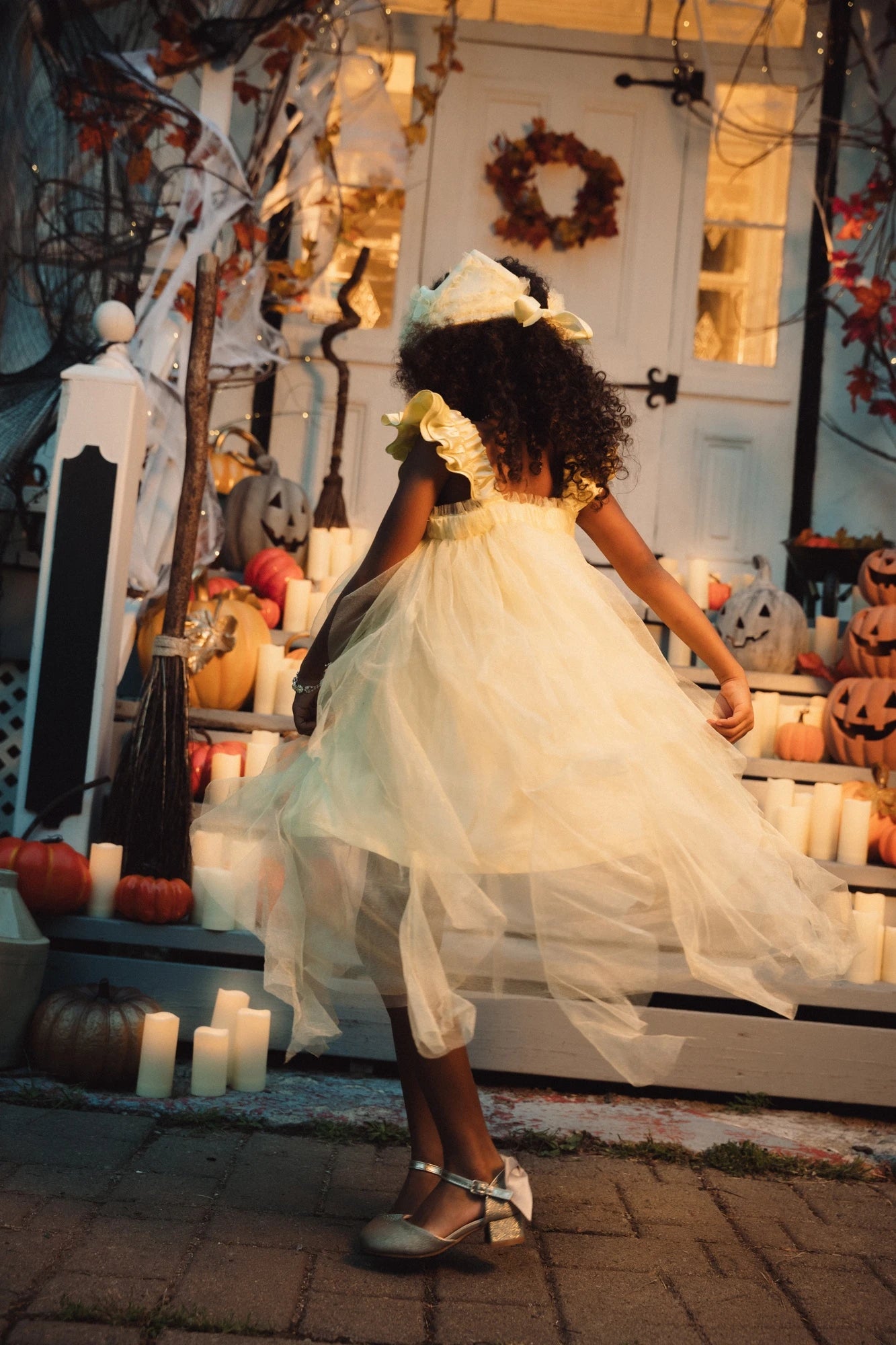 Image of Gelato Ruffle Princess Dress with Crown Play