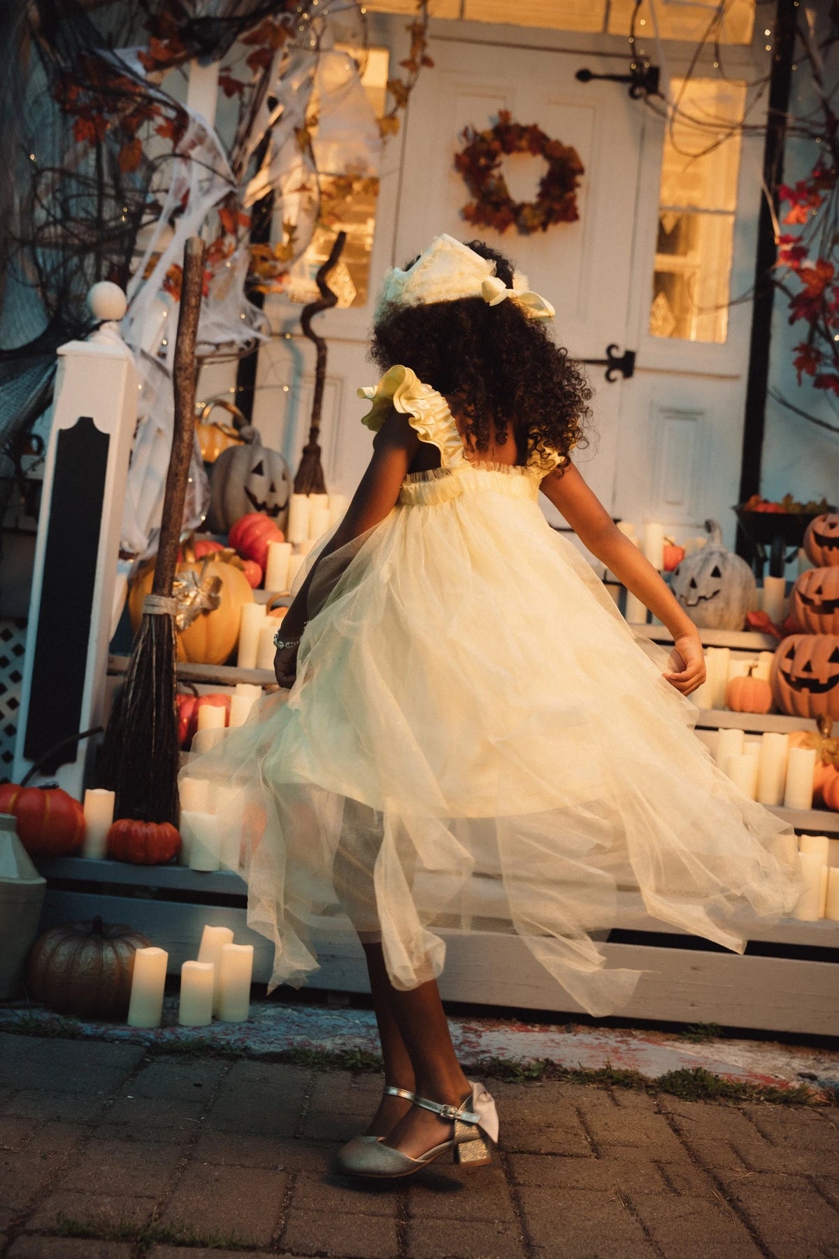 Gelato Ruffle Princess Dress with Crown Play