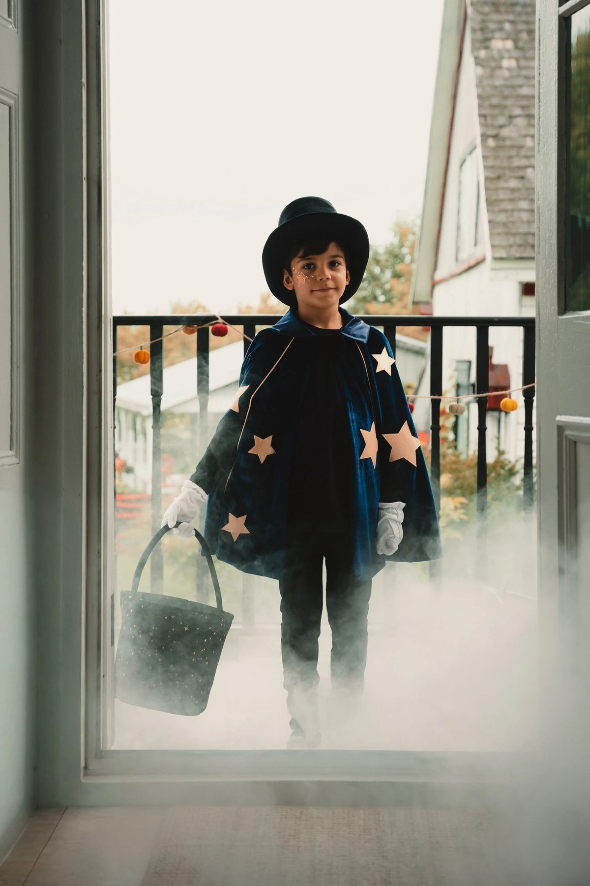 Wizard Cape Play Costume with Hat & Gloves