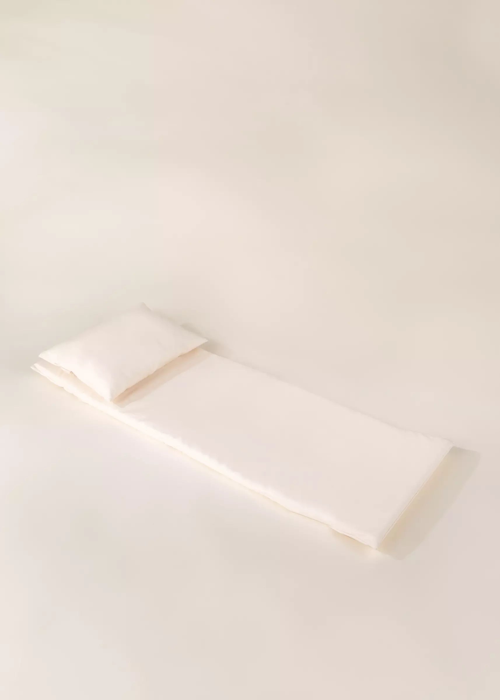 Image of Matelas avec coussin en coton et lin pour planche d'équilibre