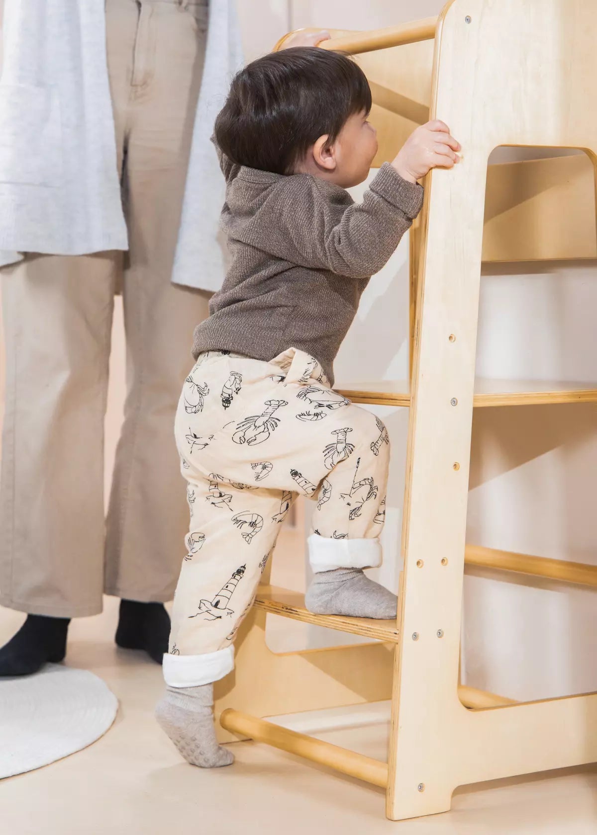 Image of Nouvelle Tour éducative - Bois naturel