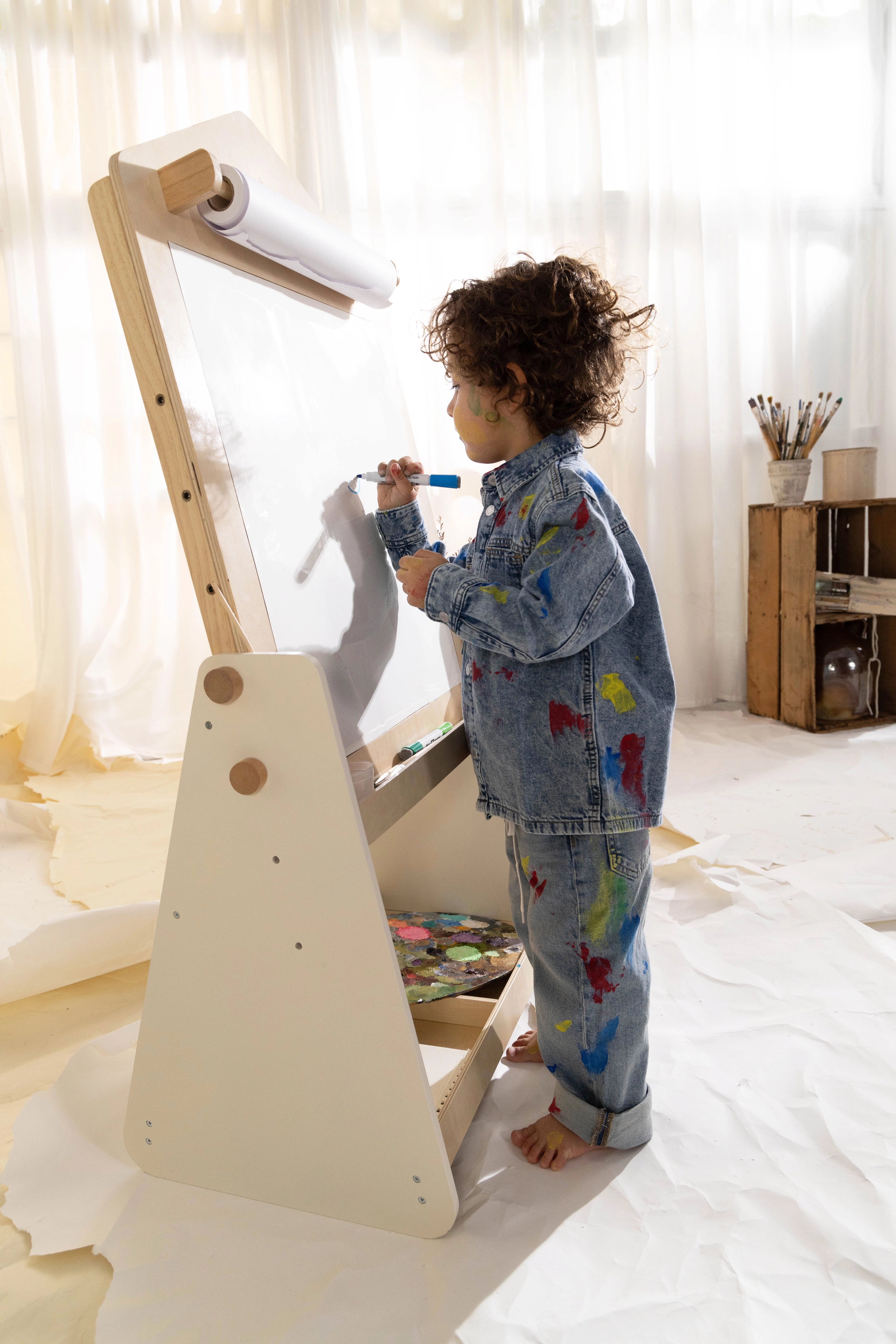 Image of Chevalet d'art en bois