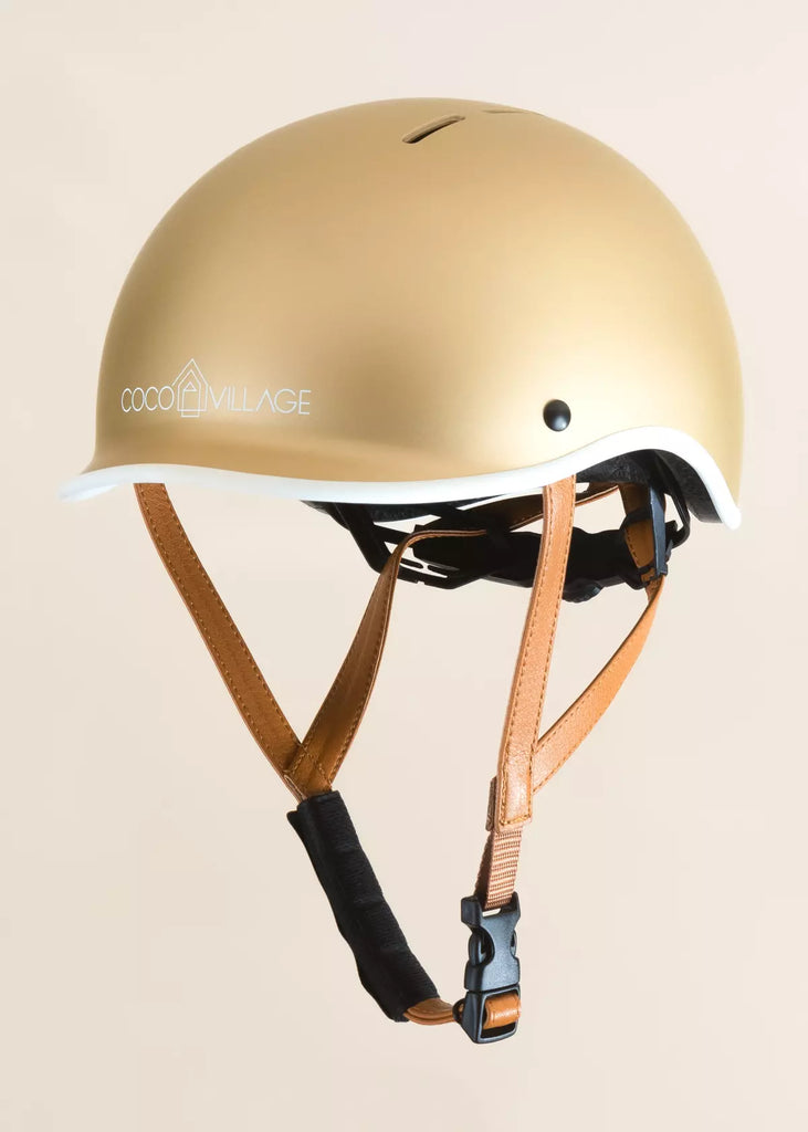 Balance Bike Helmet - Gold - Retro - Coco Village