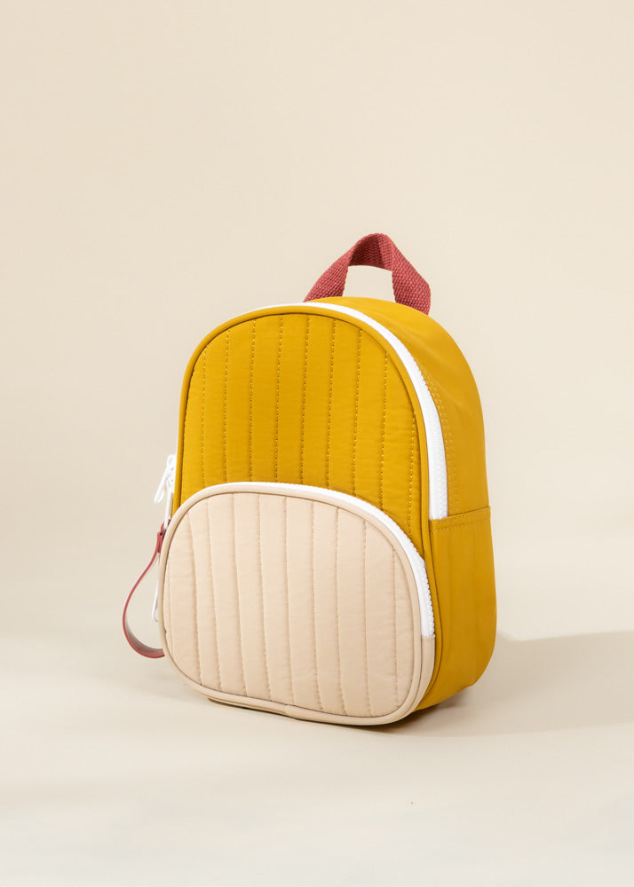 Image of Washable Nylon Small Backpack  - Golden Hour