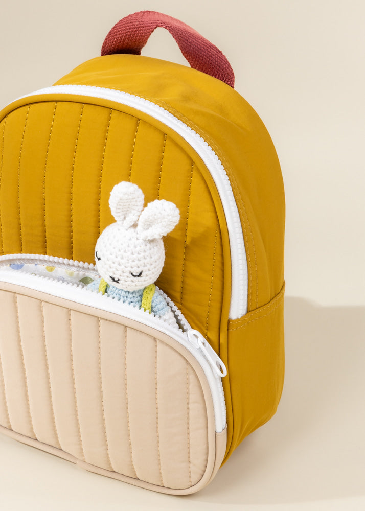 Image of Washable Nylon Small Backpack  - Golden Hour