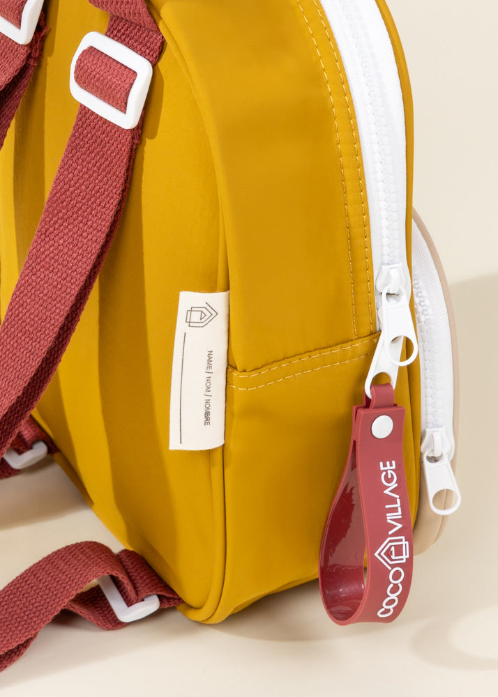 Image of Washable Nylon Small Backpack  - Golden Hour