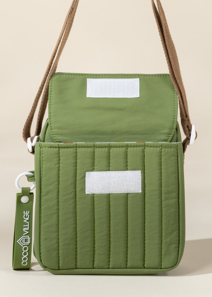 Image of Sac bandoulière en nylon lavable - Earthbound