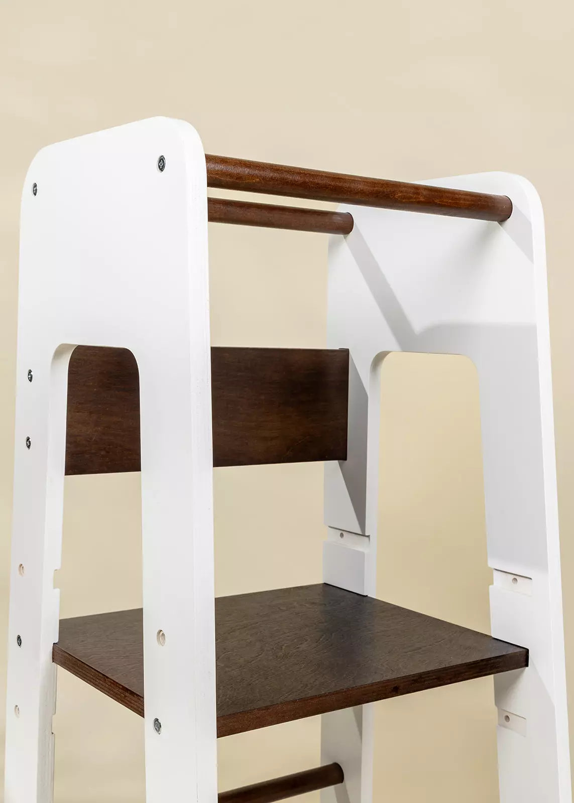 Nouvelle Tour éducative - Noisette et blanc