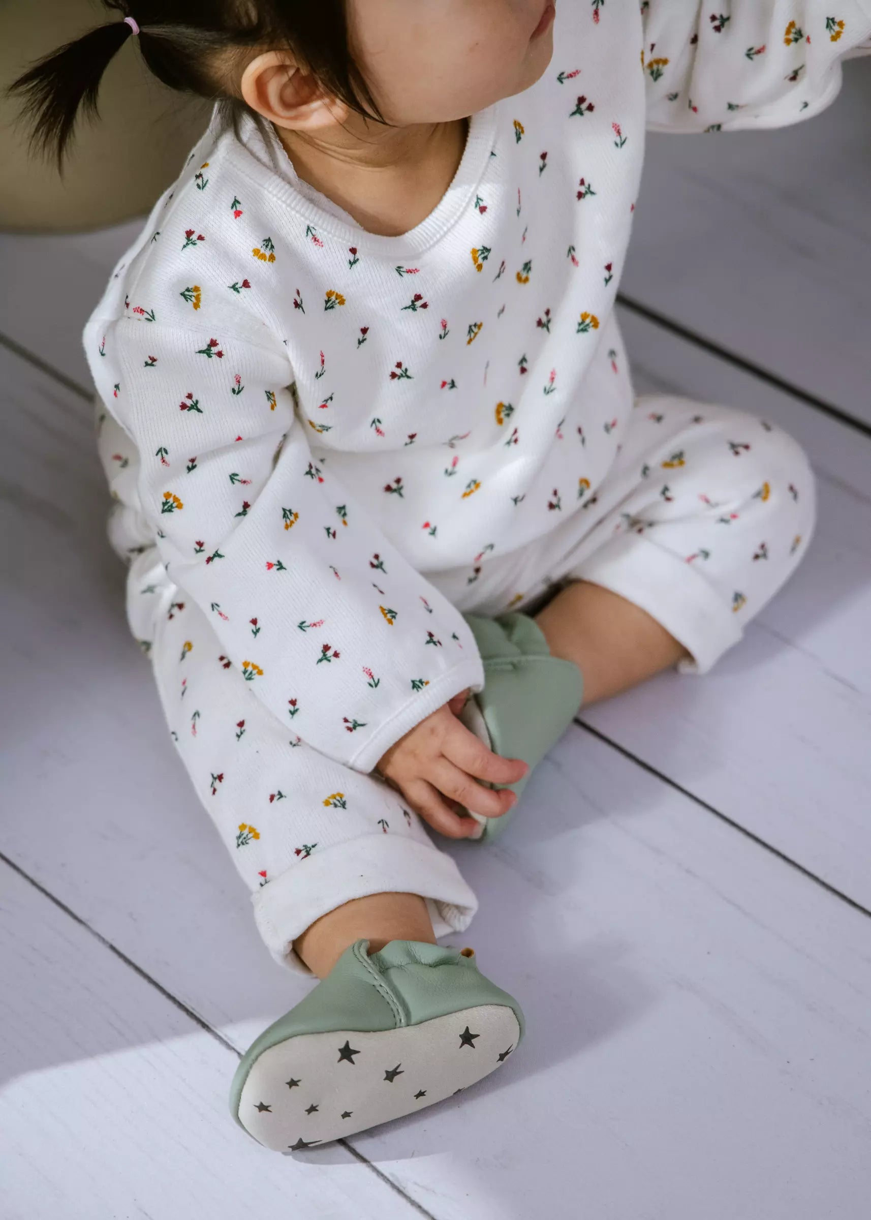 Image of Crew Graphic Top White 0-3m