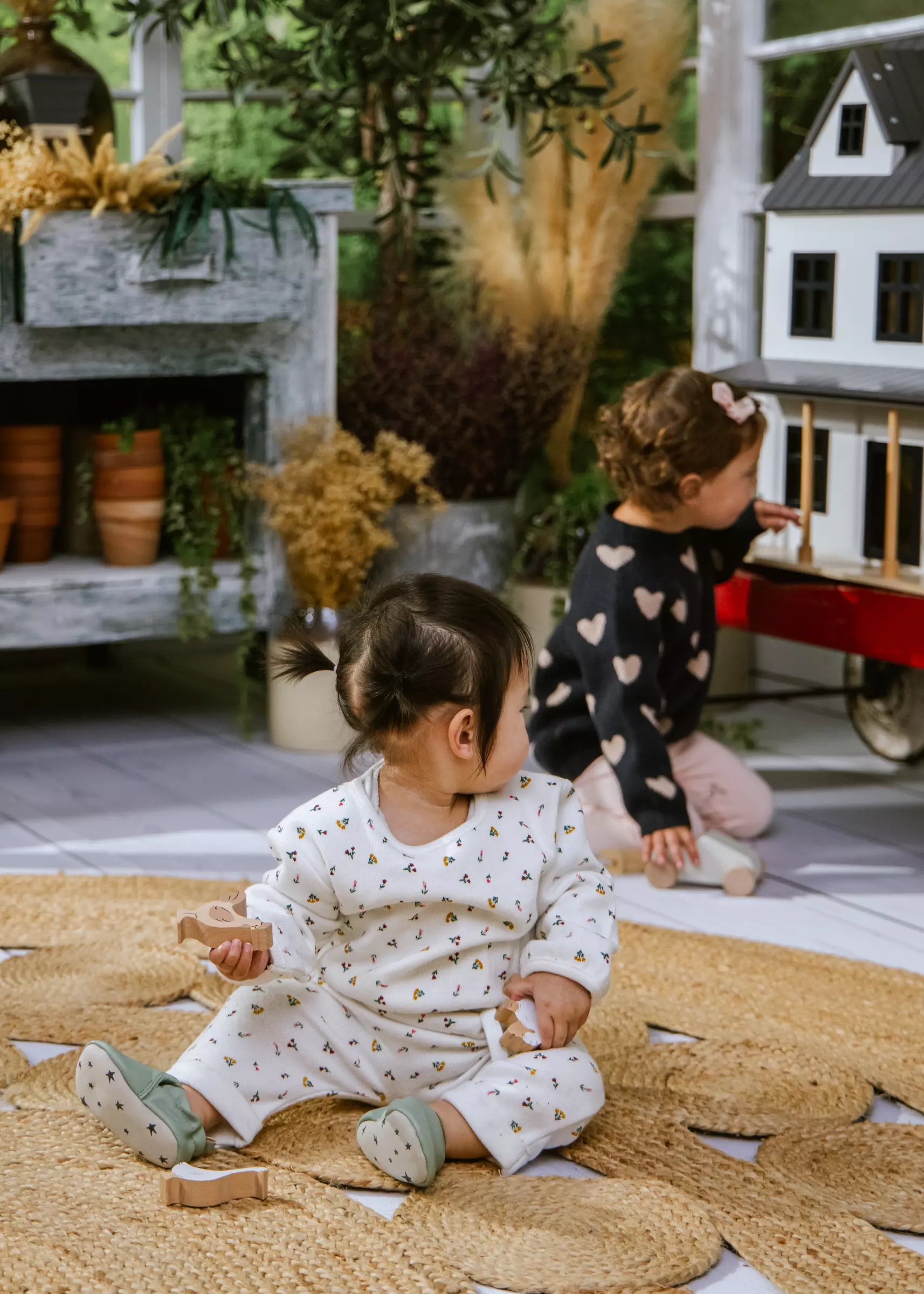 Image of Crew Graphic Top White 0-3m