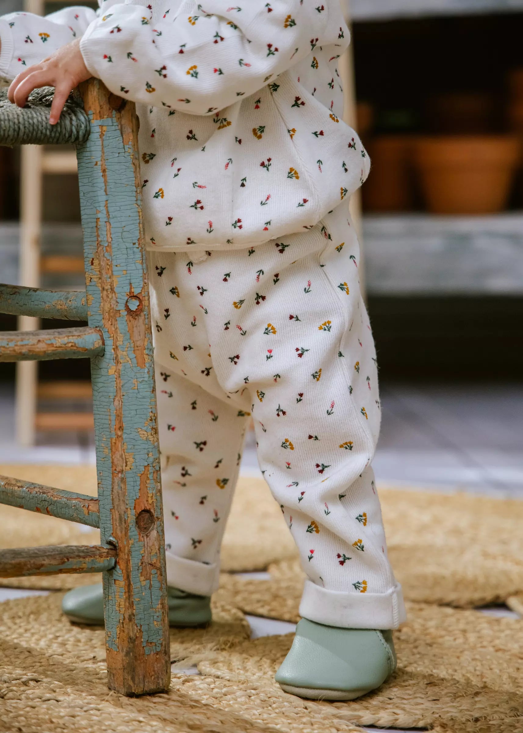 Image of Crew Graphic Top White 0-3m