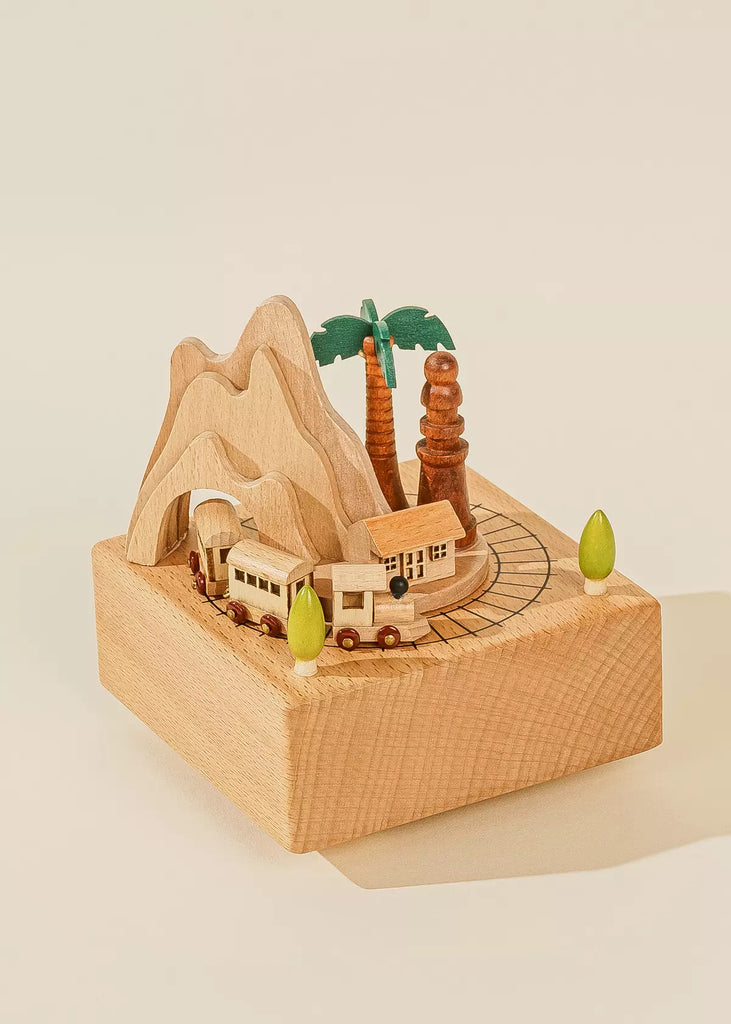 Wooden Music Box - Little Train - Coco Village