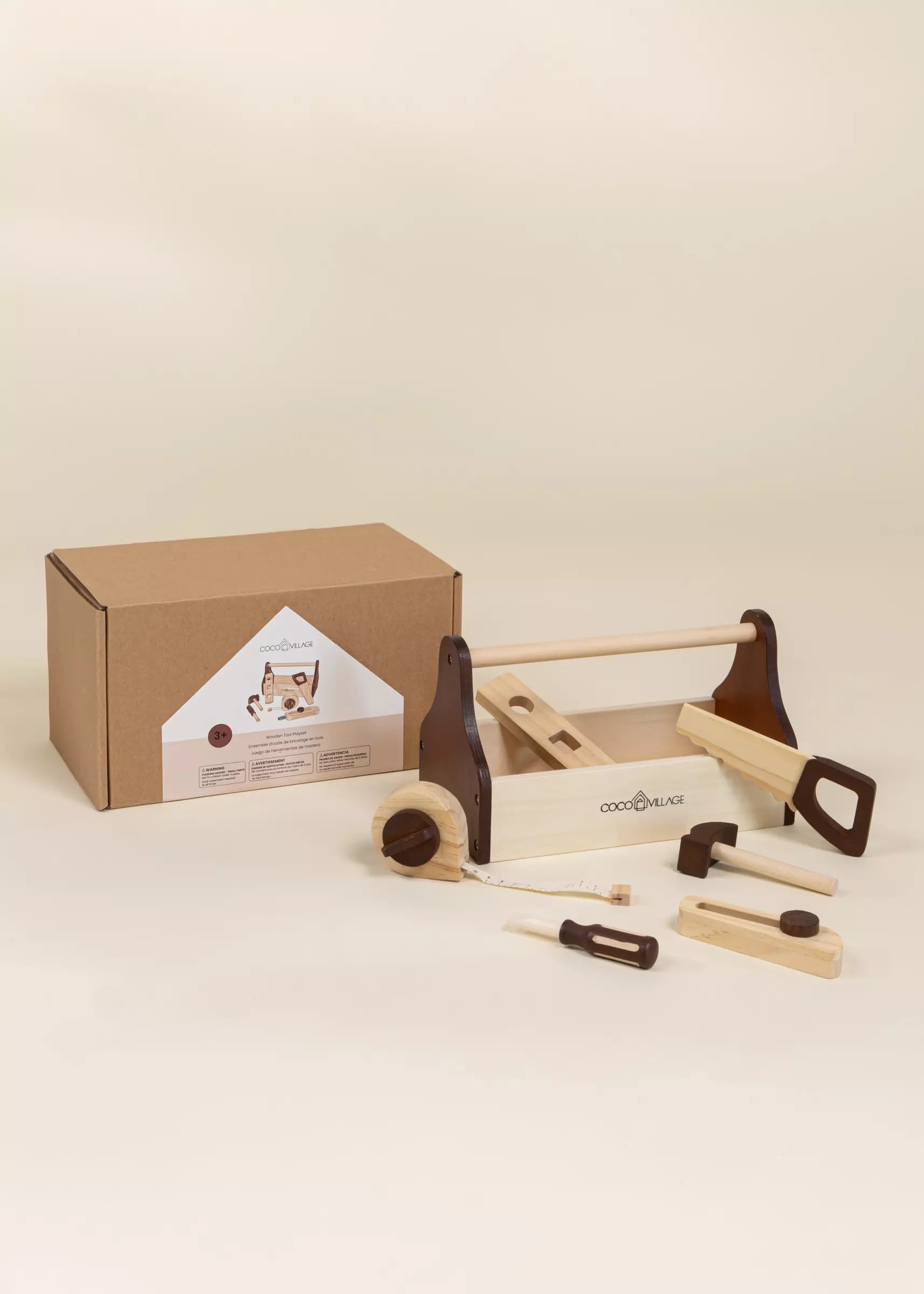 Image of Wooden Tool Playset