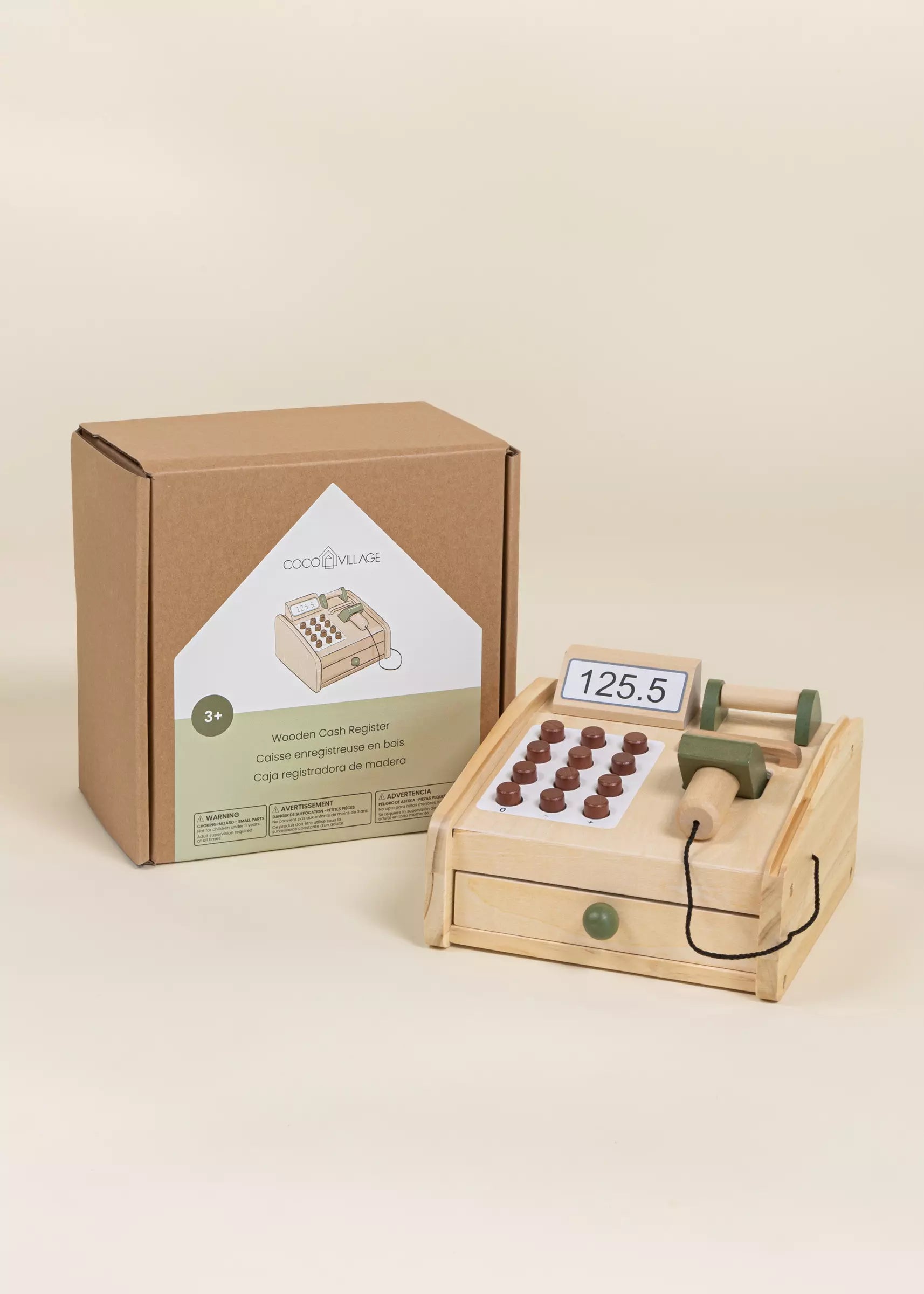 Image of Wooden Cash Register