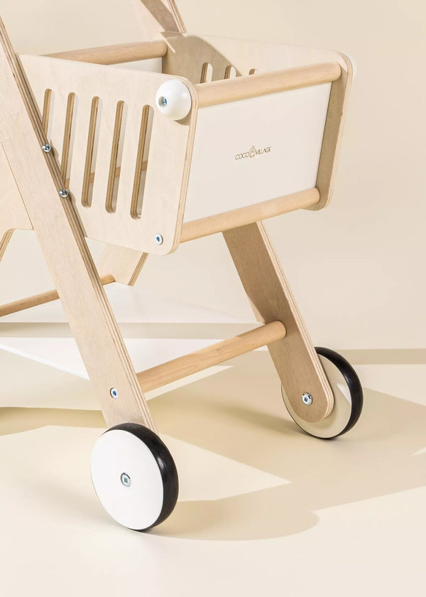 Panier d'épicerie en bois - Foam