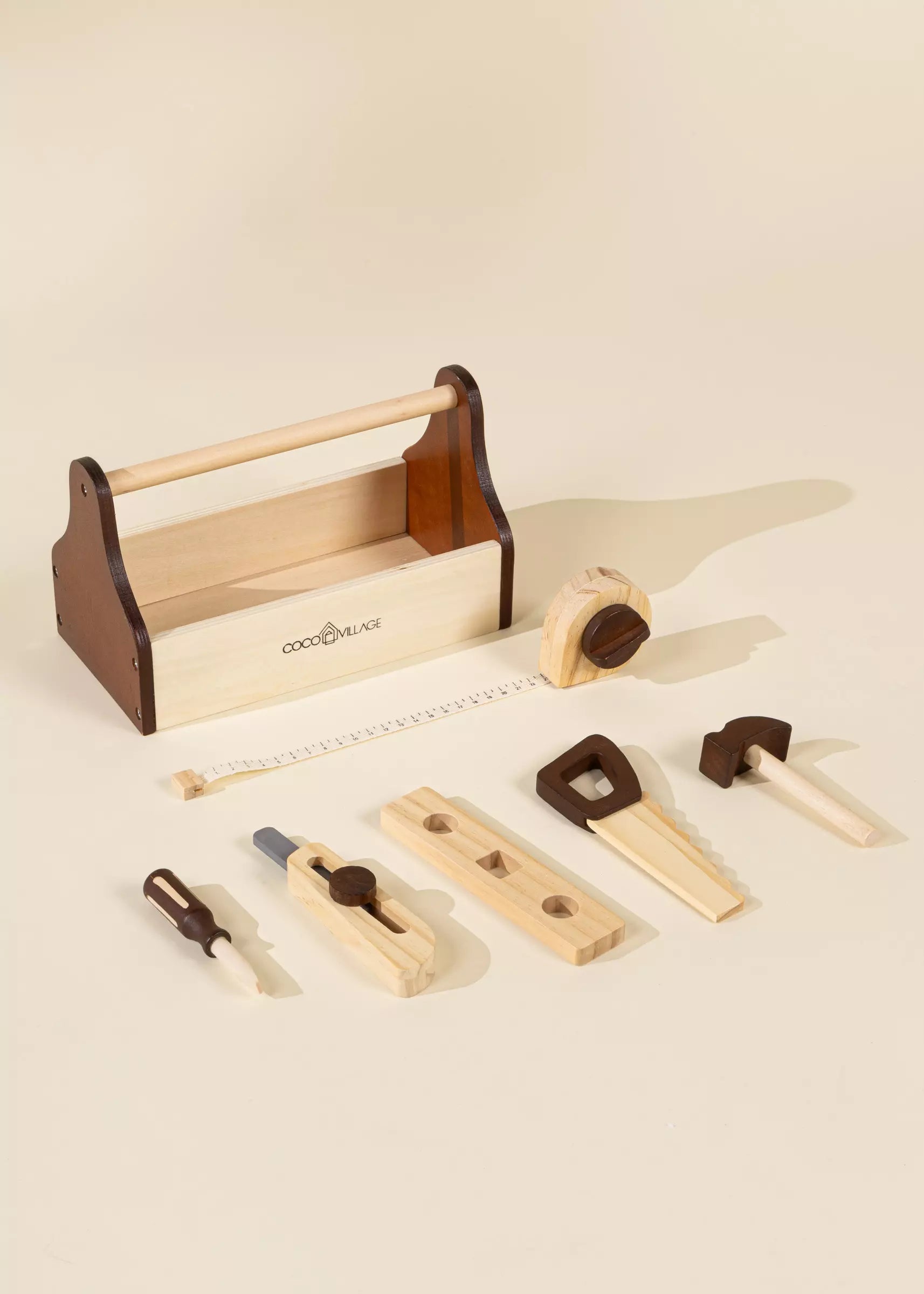 Image of Wooden Tool Playset