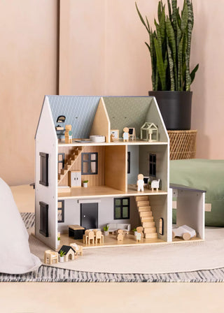 Maison de poupée en bois