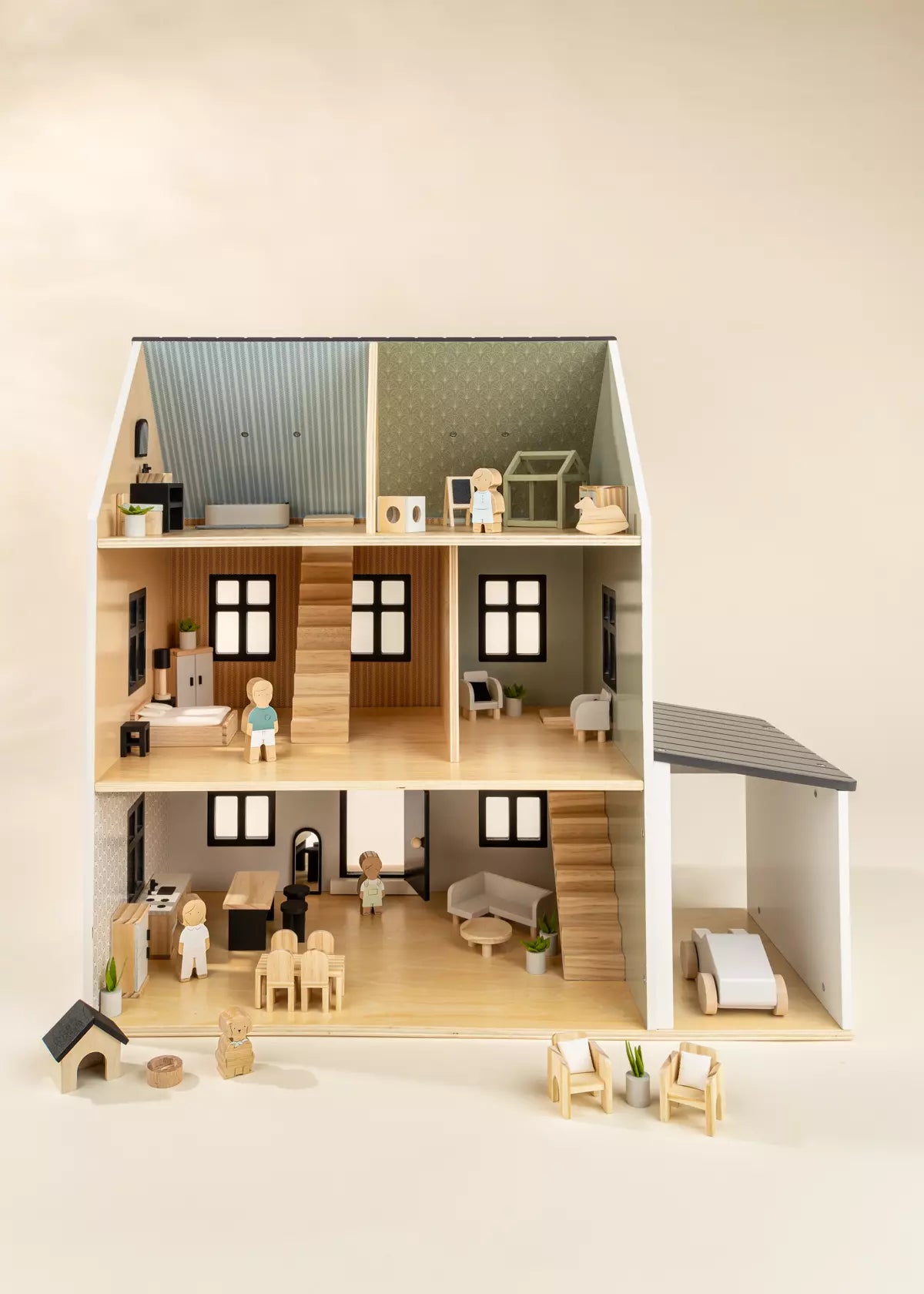 Maison de poupée en bois - Mobilier enfant Maison de poupée en bois - Mobilier enfant