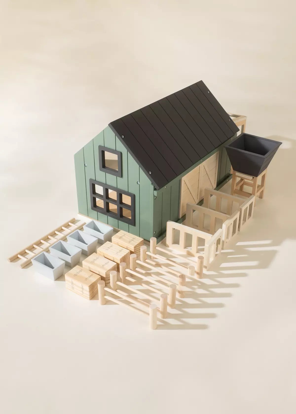 Image of Wooden Farm & Accessories Set