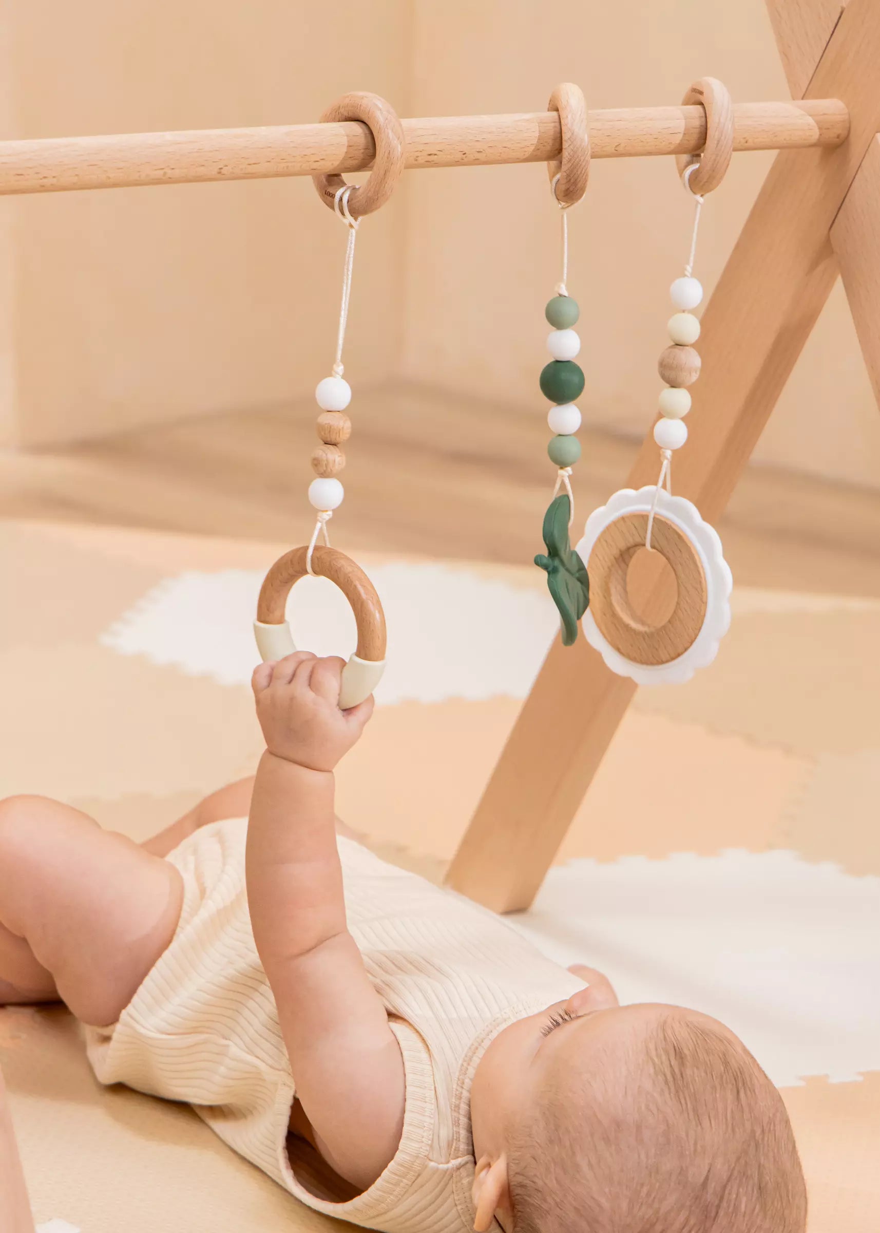 Play gym for baby with hanging toys & rattles sales