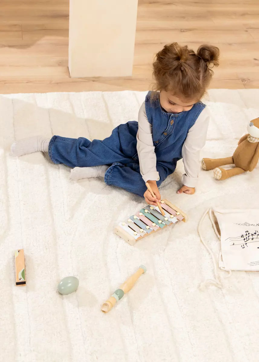 Image of Wooden Musical Instruments Playset