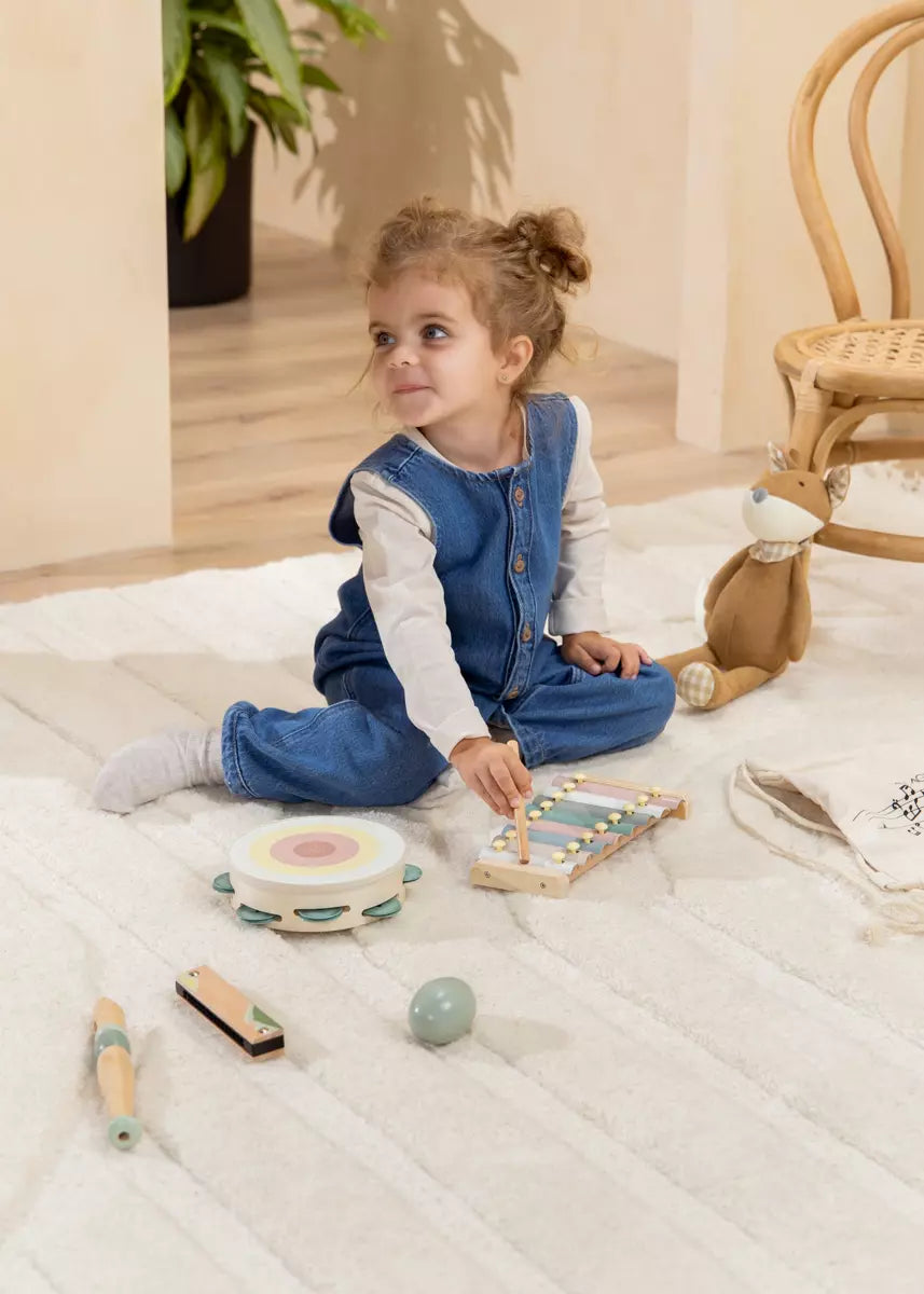 Image of Wooden Musical Instruments Playset