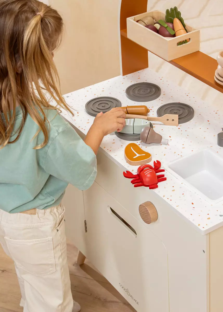 Image of Cuisinière de jeu en bois