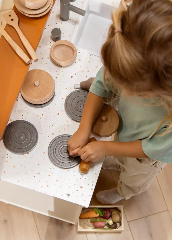 Wooden Kitchen Playset