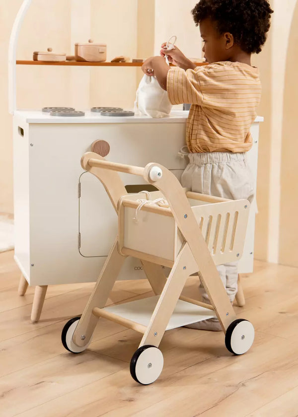 Panier d'épicerie en bois - Foam